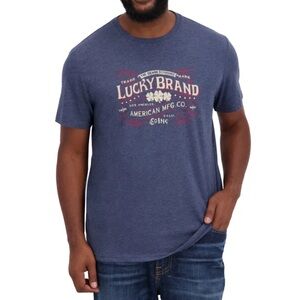 Lucky Men's Graphic Tee Blue NWT